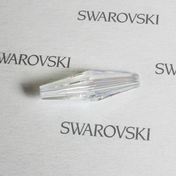 8543 25mm CRYSTAL BICONO ALARGADO
