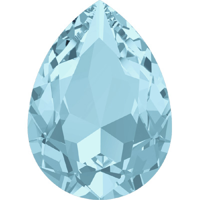 4320 18X13mm GOTA PERA AQUA MARINE ENGASTE
