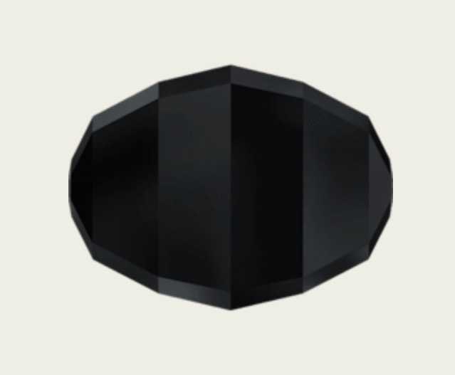 5030 20mm JET LUCERNA BEAD
