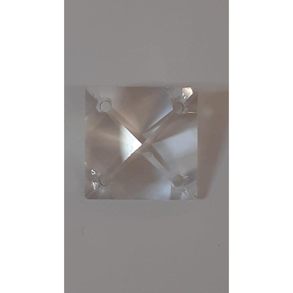 8024 16 mm CRYSTAL CUADRADO 