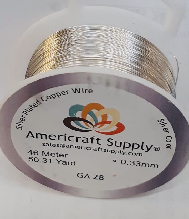 ALAMBRE PLATA GA28 0.33mm