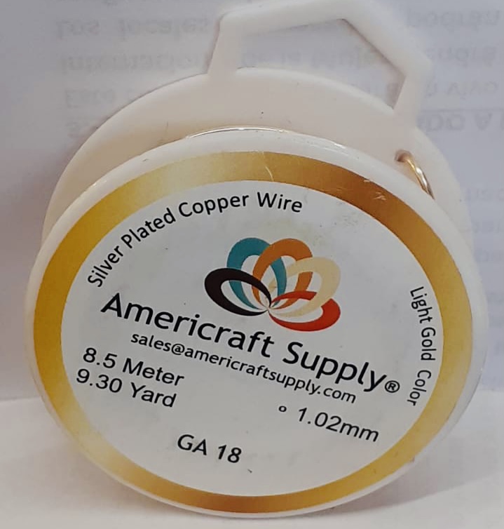 ALAMBRE LIGHT GOLD GA 28